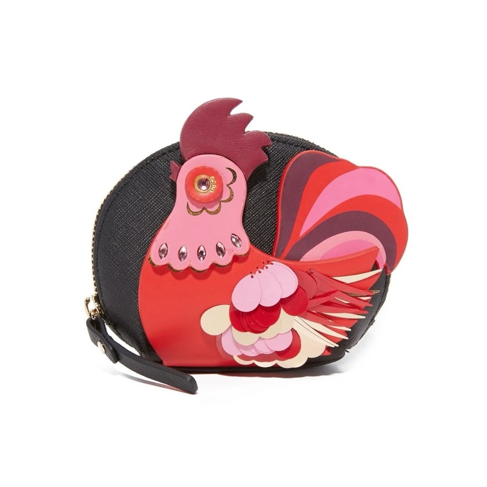 Kate Spade Imagination Rooster coin purse